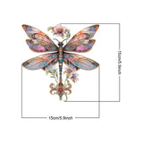 Carvallo Akryl Fjärilsdekoration | 2D Vägg- & Fönstersmycking | Väderbeständig | 15 × 15 cm Carvallo