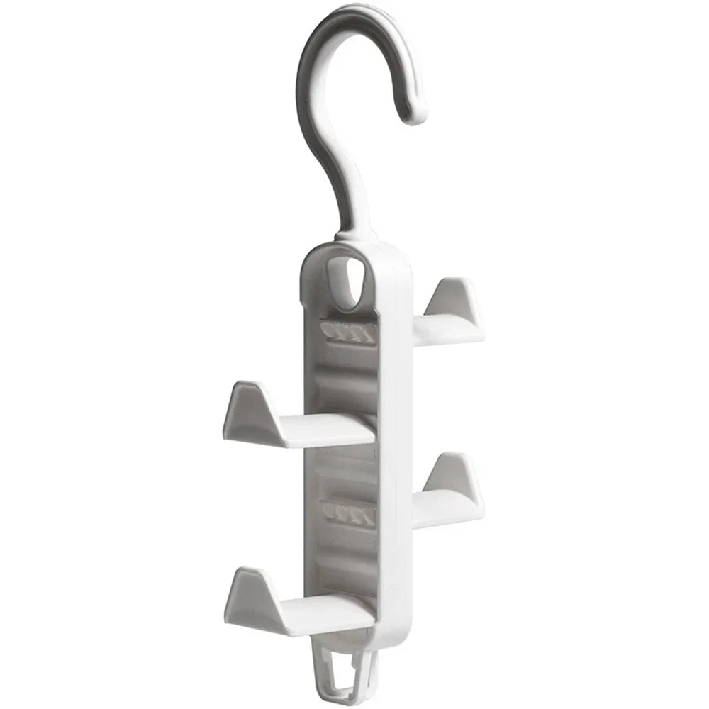 Carvallo Multifunctional Hooks | Wall Hooks Made of Plastic | 3-fold & 5 kg Load Capacity | Modern & Space-Saving Carvallo