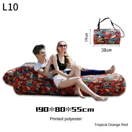 Carvallo AirLounge Uppblåsbart Utomhus-soffa & Luft-säng 190 × 90 × 40 cm – bärbar & vattentät Carvallo