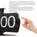 RetroFlip Klocka - Vintage Automatisk Digital Flip Page Klocka Carvallo