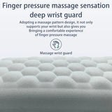 Carvallo Handledsstöd | Ergonomiskt musunderlag med minnesskuma & massageyta | För PC, laptop & gaming Carvallo