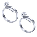 Carvallo Häkel- & Strickfadenführer 2er Set | Justerbar garnring för fingrar | För snabbare & jämnare arbete Carvallo