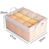 Carvallo Kläders Organiser | Transparent PVC Förvaringslåda | Med Metallram & Dammskydd | Fällbar & Vattentät Carvallo