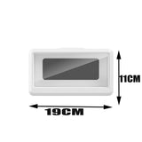 Carvallo Touch | Vattentät telefonhållare för badrummet | Väggmonterad smartphone-box med pekskärm | Självhäftande | För mobiler upp till 6,8" Carvallo