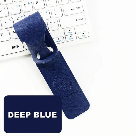 Carvallo Koffertagg i konstläder | Adressetikett för resebagage | Bagagetagg för väskor och väskor | 9 färger Carvallo