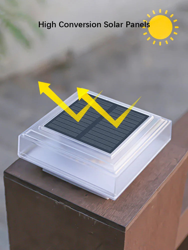 Carvallo Stolplykta LumiPillar 30LED | Vattentät & Soldriven | För Trädgård, Staket & Terrass Carvallo