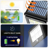 Carvallo Vägglampa Solvion | 6000K Vitt ljus | IP54 Vattentät | Monokristallin Carvallo