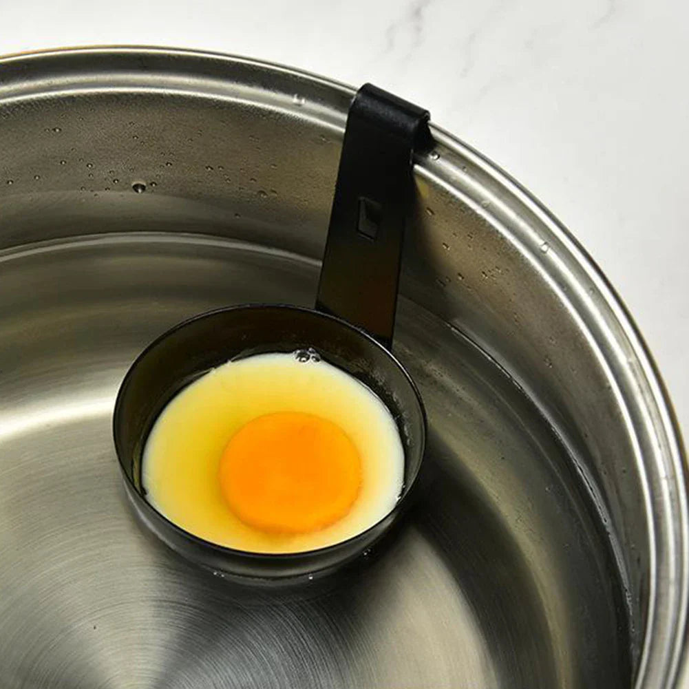 Carvallo Rostfritt Stål Äggpocherare | Non-stick & Praktisk | För Perfekt Kokta Pocherade Ägg Carvallo