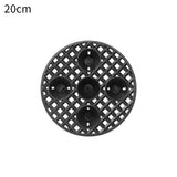 Carvallo växtkruka underlägg med ståfunktion | Golv- & terrasskydd | 20/30/40 cm Ø | För inomhus & utomhus Carvallo