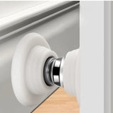 Carvallo Magnetisk Dörrstoppare | Utan borrning | Silikonstötdämpare 4,7 cm | Vindsäker & Väggvänlig Carvallo