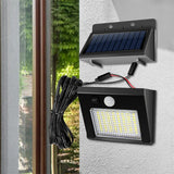 Carvallo LED Trädgårdsspotlight | 32/48 LEDs | IP65 Solarlampa med 1200 mAh Batteri | Vattentät & Automatisk – För Staket, Gård & Terrass Carvallo