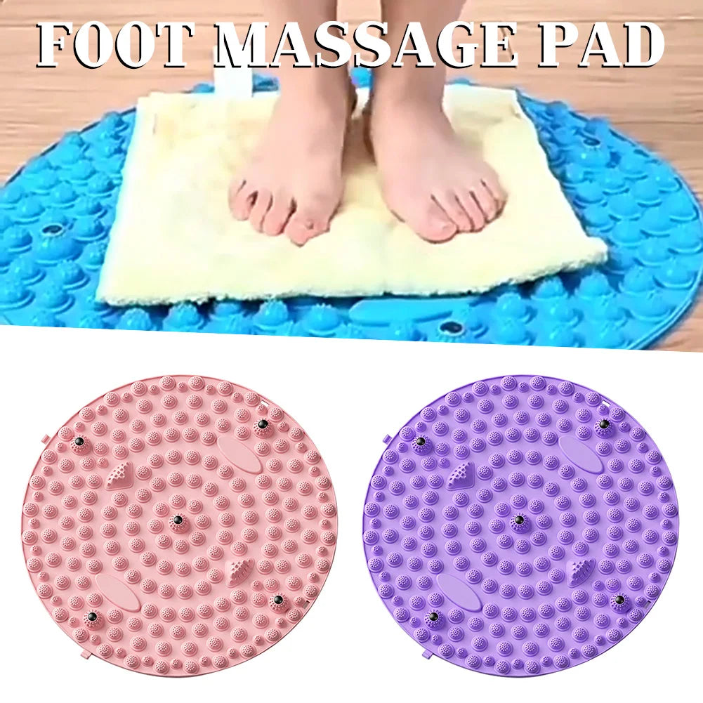 Carvallo StepBalance fotmassage akupressur fotmassage-matta 35 cm | Magnetisk & Bärbar | För avkoppling & muskelstimulering | 1 eller 2 stycken Carvallo