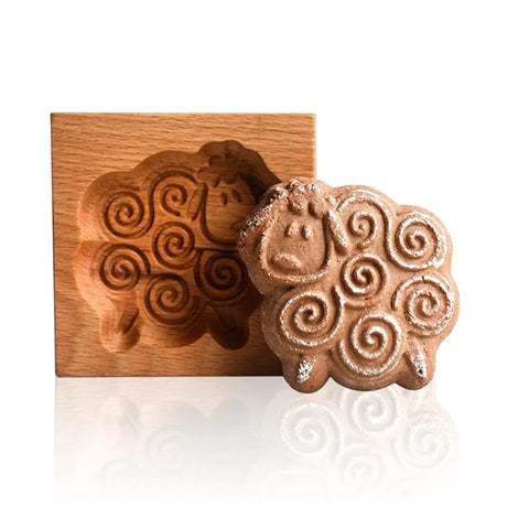 Carvallo – Hantverksträ Speculaas & Pepparkaksform för Eleganta Skapelser Carvallo