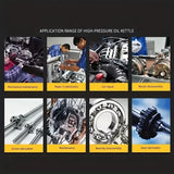 Carvallo-Ölkanna LuboTech 250 Pro | 250 ml | Transparent PVC-behållare | Böjbar metallutlopp | För maskiner & verkstad Carvallo