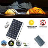 Carvallo Mobiler Solpanel 5V 2W | USB Laddare | För Powerbank, Smartphone & Utomhus Camping Carvallo