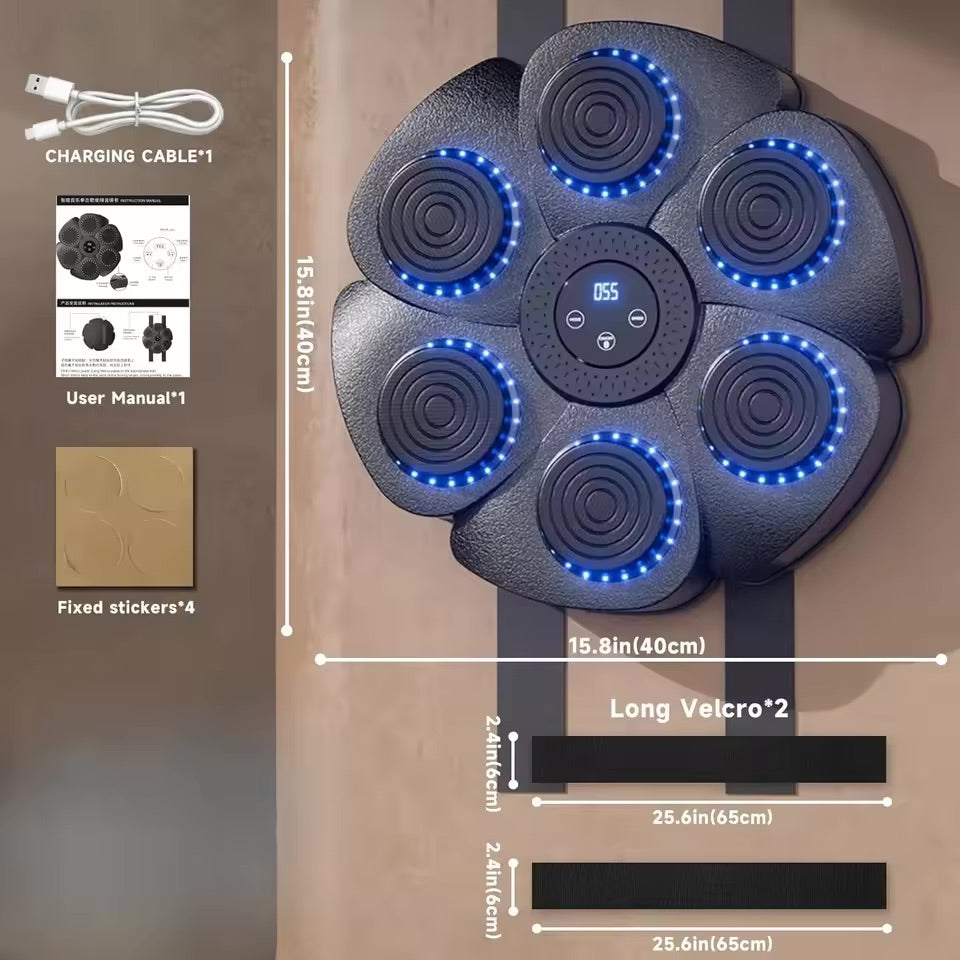 Hem Boxning Vägtränare med Bluetooth Musik Carvallo