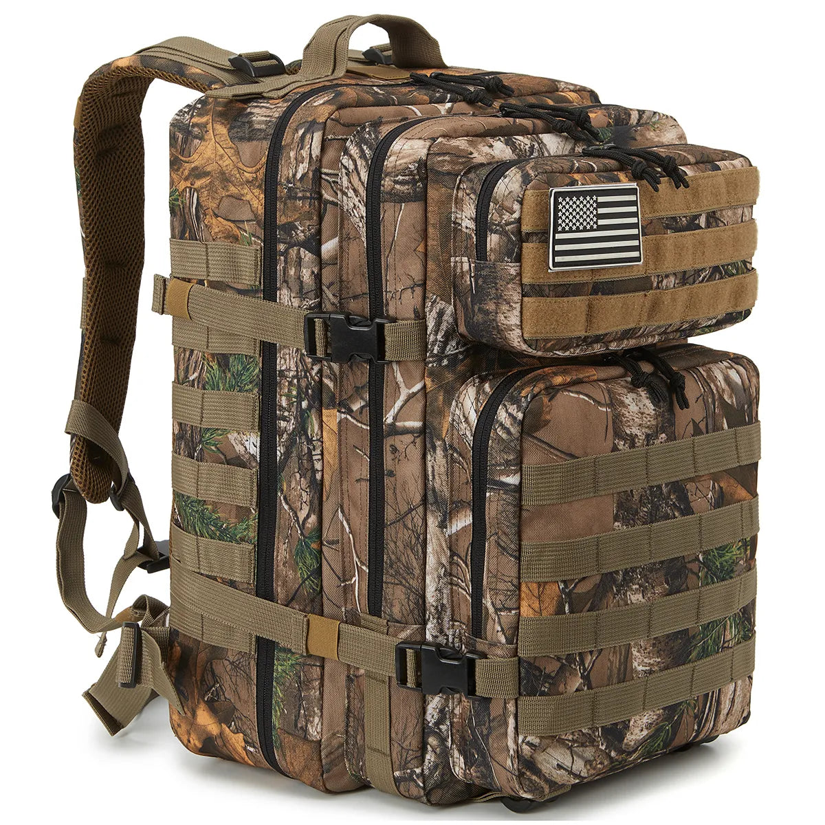 Ryggsäck Camo Tactical 45L Militärryggsäck Carvallo