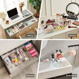 Carvallo Organizer Set | 18-delar | Transparent & Mångsidig | OrdixClear® Förvaringssystem Carvallo