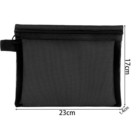 Carvallo-kosmetikkväska AirMeshBag | Ultraluftig & Andningsbar | Finns i 3 storlekar | Svart Carvallo