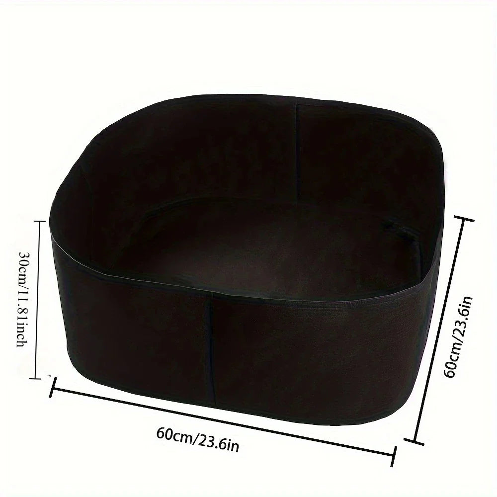 Carvallo FlexiBed Höjdplanteringspåse av ventilativt nonwoven-material | Rektangulär & upphöjd | För örter, blommor & grönsaker | Återanvändbar Carvallo