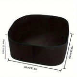 Carvallo FlexiBed Höjdplanteringspåse av ventilativt nonwoven-material | Rektangulär & upphöjd | För örter, blommor & grönsaker | Återanvändbar Carvallo