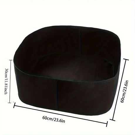 Carvallo FlexiBed Höjdplanteringspåse av ventilativt nonwoven-material | Rektangulär & upphöjd | För örter, blommor & grönsaker | Återanvändbar Carvallo