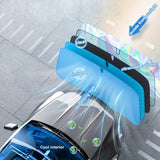 Carvallo Fällbart Bilsolskydd | Värmeskydd med Lasereffekt | UV-blocker för vindrutan | Reflekterande & Kompakt Carvallo