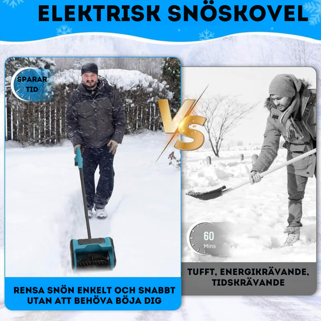 Sladdlös Elektrisk Snöskovel-VaruZ-Hemnix