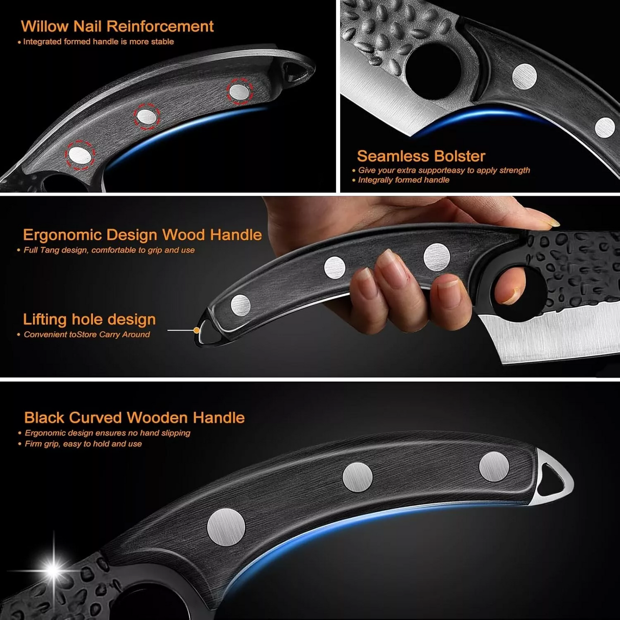 Japansk kniv för hem- och professionell matlagning Carvallo