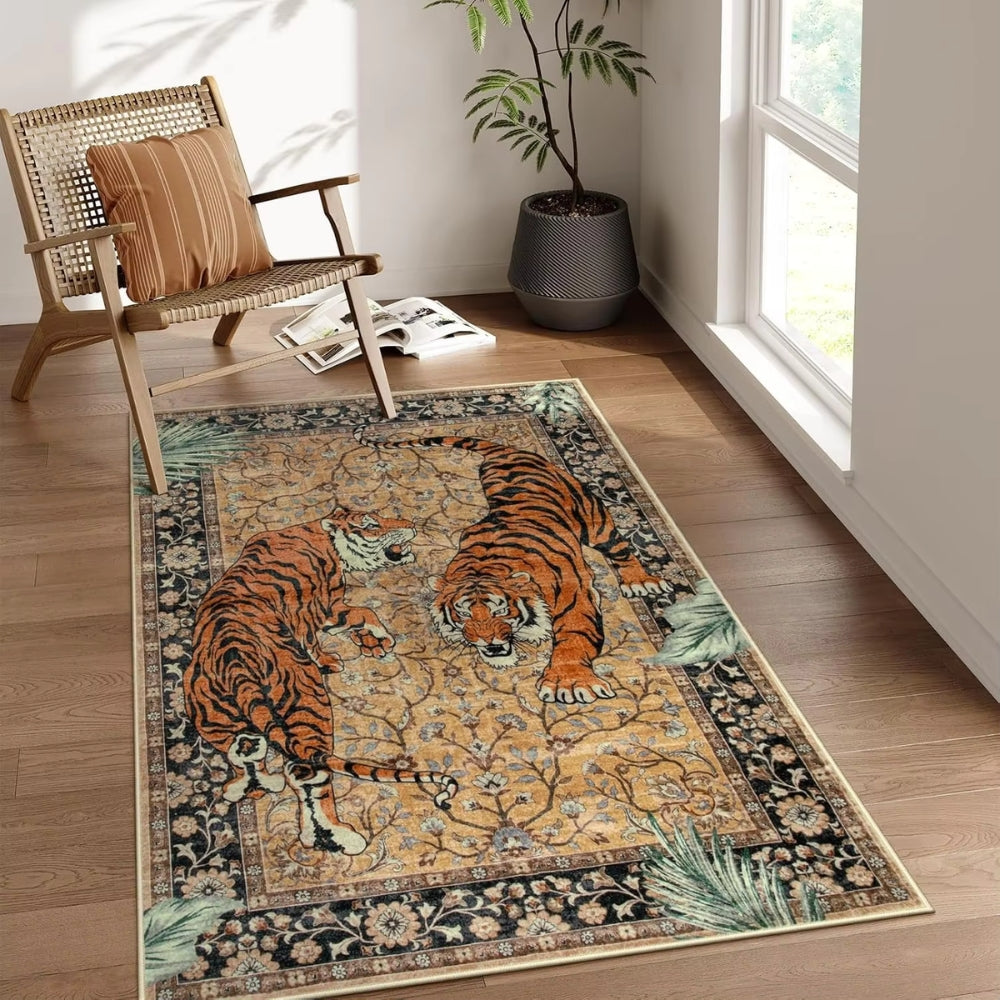 Savage Grace Tiger Tapestry Mattor Matta Carvallo