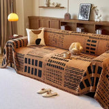 Savanna Geo Chenille Sofföverdrag Carvallo