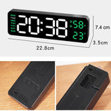 TimeGlow - Smarta Digital Klocka med Kalender, Temperatur och Luftfuktighet Carvallo