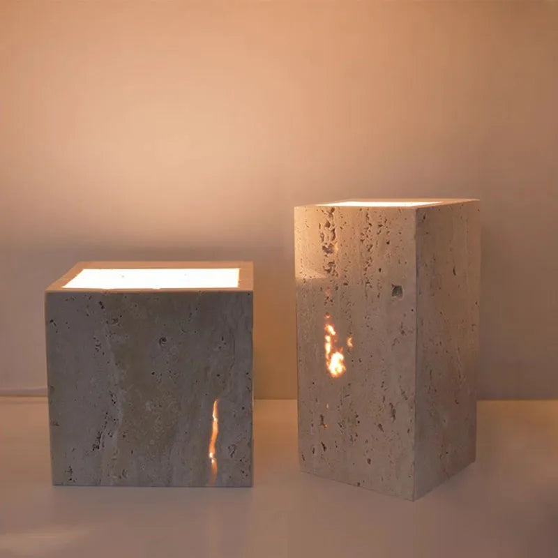 Vägglampa Travertinsten LED Upp Ner Carvallo