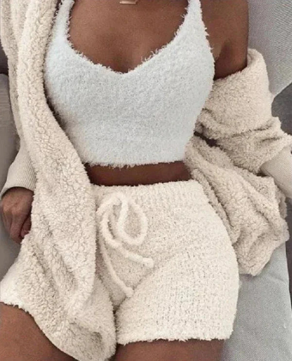 MIROSE Mysigt stickat set (3 delar) MILA Sverige