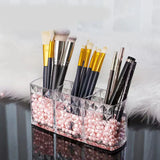 Carvallo-Organizer GlamHive Diamond | Spegel-dörr-ask med rombmönster | 3 fack Carvallo