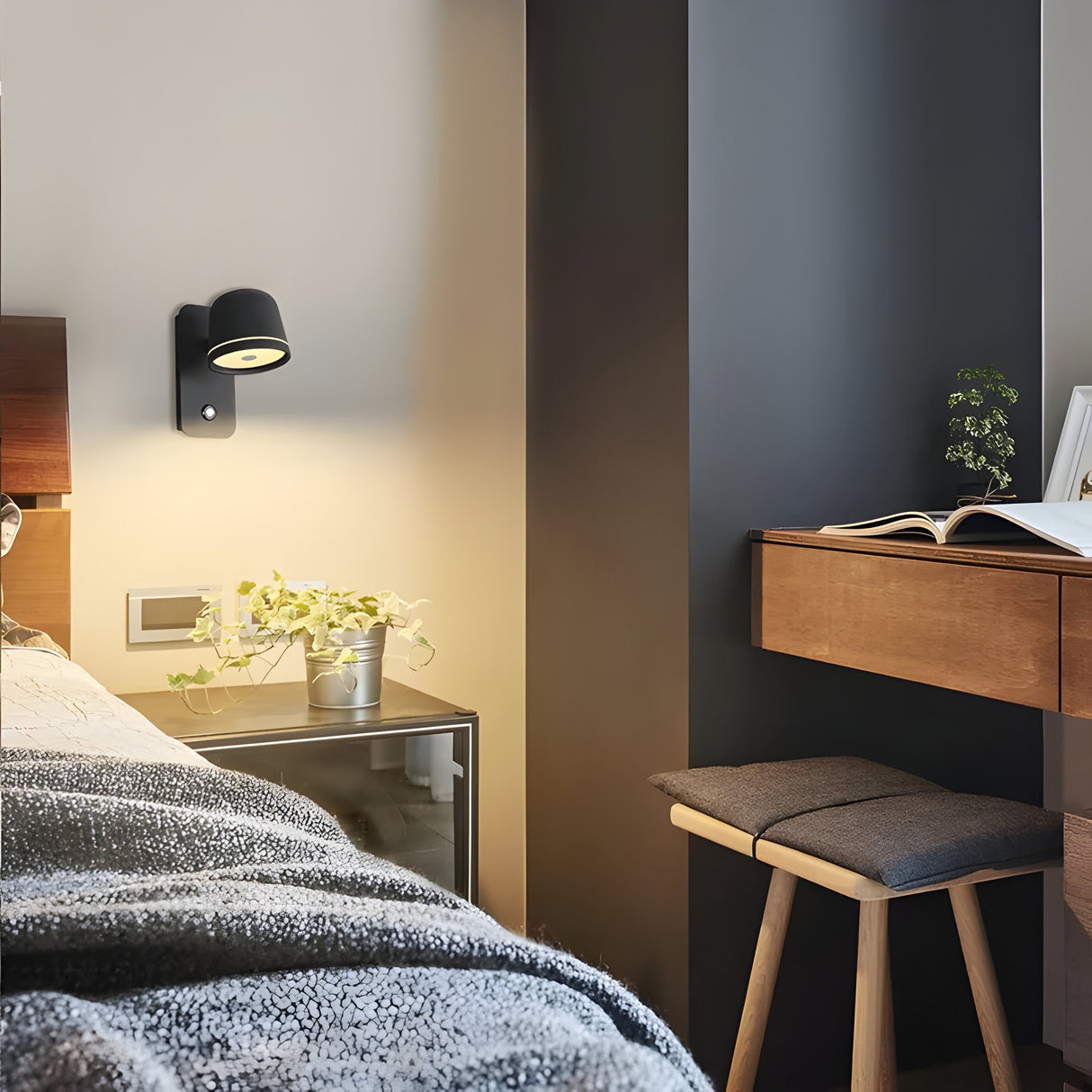 LumoTouch - Justerbar vägglampor med beröringssensor Carvallo