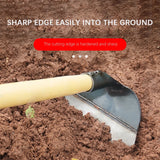 Carvallo Handhacka utan skaft | Högkvalitativ ogräshacka av kolstål | För rensning, jordlossa och grönsaksodling – Olika storlekar Carvallo