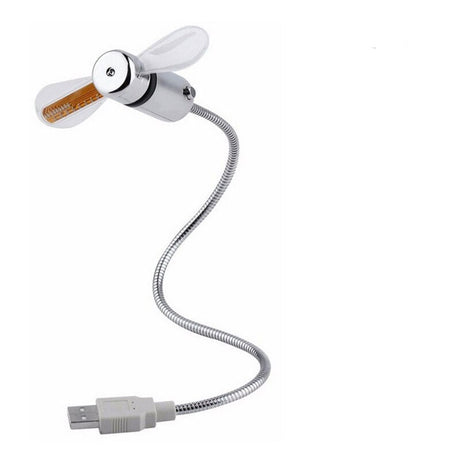 Flexibel Mini Fläkt LED Klocka-Lights-Hemnix-Hemnix