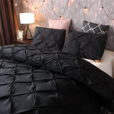 Carvallo – Pintuck Duvet Cover Set med Elegant Diamantstruktur Carvallo