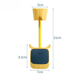 Carvallo Väggfäste för Hårtork | 180° Justerbar & Självhäftande | Universellt Fäste med Cartoon-design | 21 × 7 × 8,5 cm Carvallo