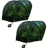 Carvallo ProTunnel Gartentunnel-växthus 3 m | Robust metallram med UV-skyddsnät och täckning | För grönsaker, örter och växtodling Carvallo