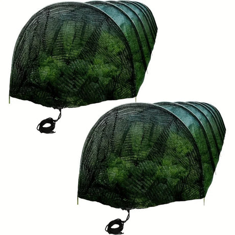 Carvallo ProTunnel Gartentunnel-växthus 3 m | Robust metallram med UV-skyddsnät och täckning | För grönsaker, örter och växtodling Carvallo