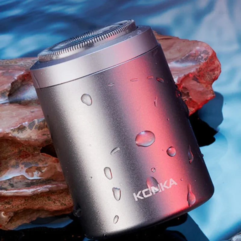 Elektrisk rakapparat kompakt vattentålig reseklippare Carvallo