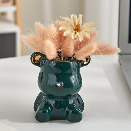 NordicBear - Legendariska keramiska björnvaser för att lägga till charm till vilket rum som helst Carvallo