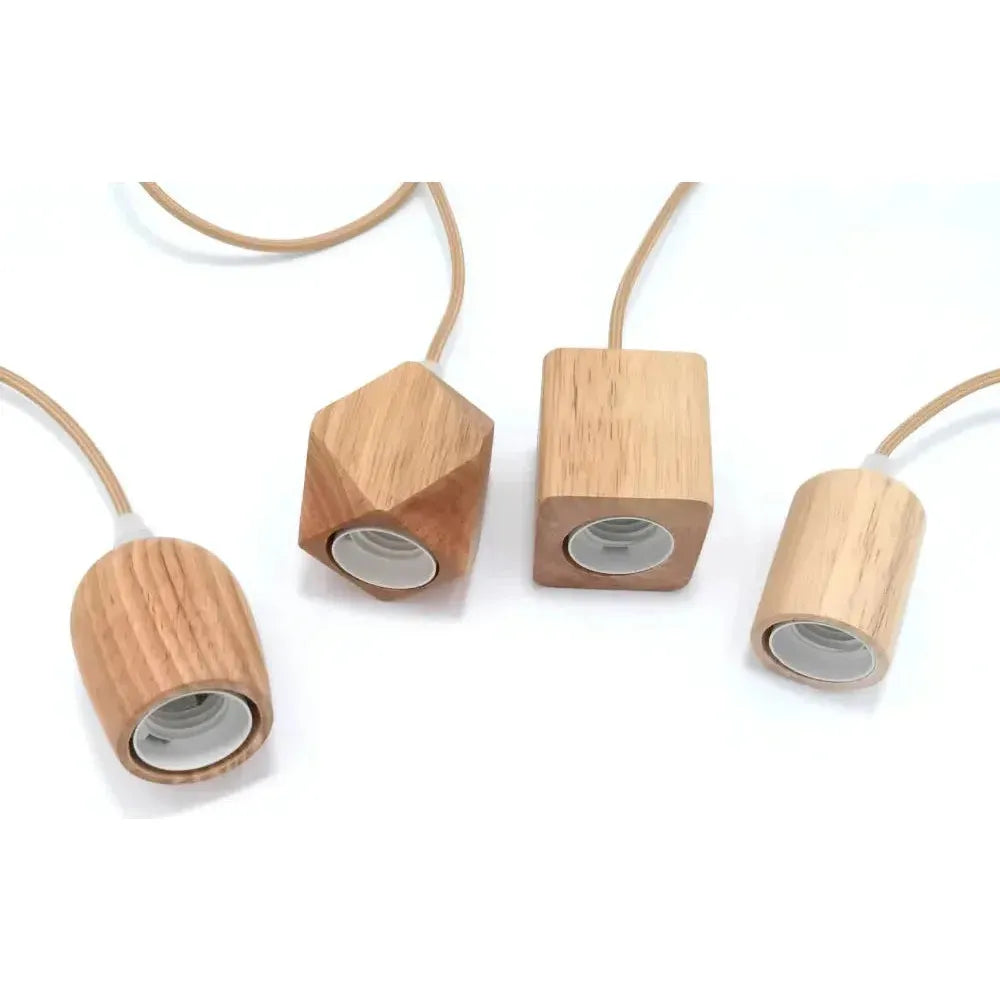 Carvallo - Håndlavet træpendellampe med naturlig varm glöd och tidlös charm Carvallo