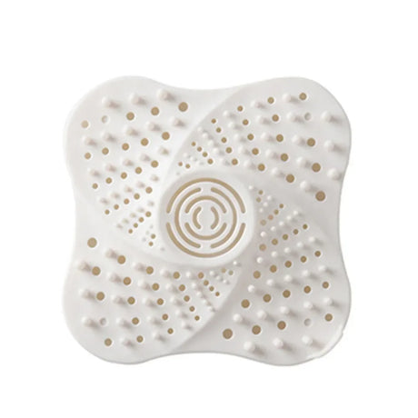 Carvallo DrainShield SoftCatch | Avloppsstopp för dusch, handfat & badkar | Silikon-hårfångare med sugkopp | 13×13 cm Carvallo