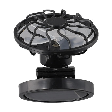 Carvallo-Ventilator SunBreeze ClipFan | Mini-Klämfläkt med solpanel | För utomhusaktiviteter, resor & sport | Handsfree-kylning Carvallo