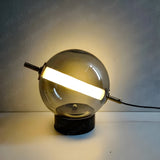 BrightSphere Lampa - Retro-Stil Rund Glaskula Lampa Carvallo