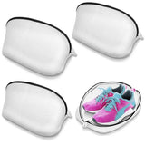 Carvallo tvättnät & rese-sko väska av mesh | Rivstarka & skyddande | Med dragkedja | 42×24×24 cm Carvallo