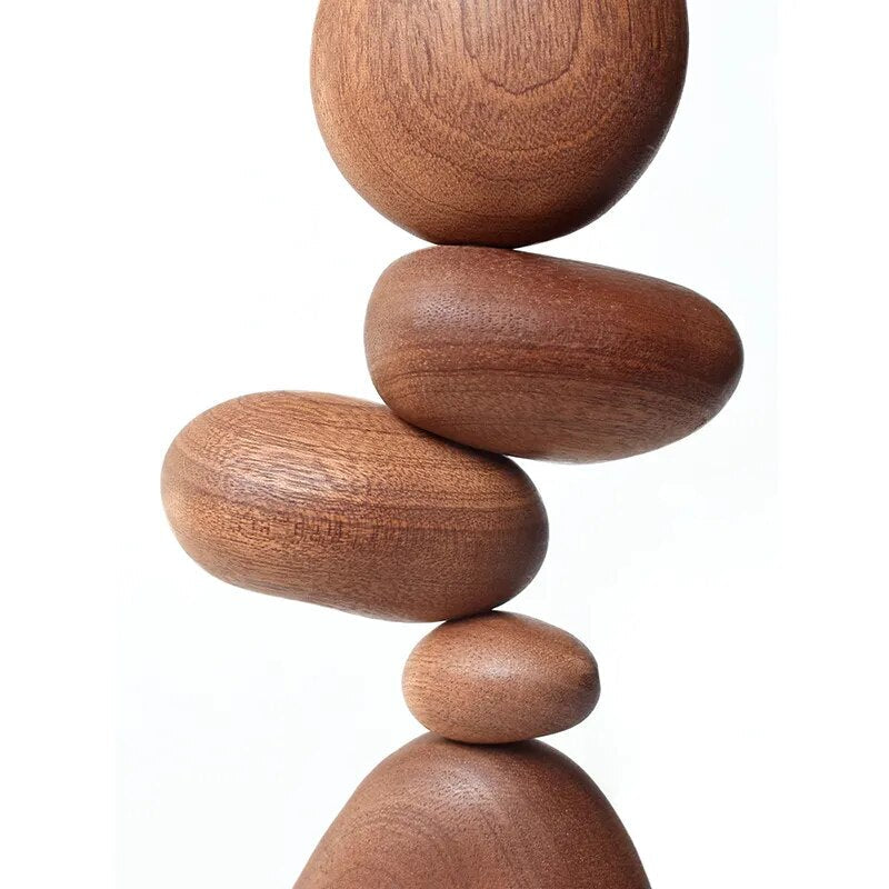 Zen Harmony träskulptur – modern minimalistisk inredning för ett lugnt utrymme MILA Sverige
